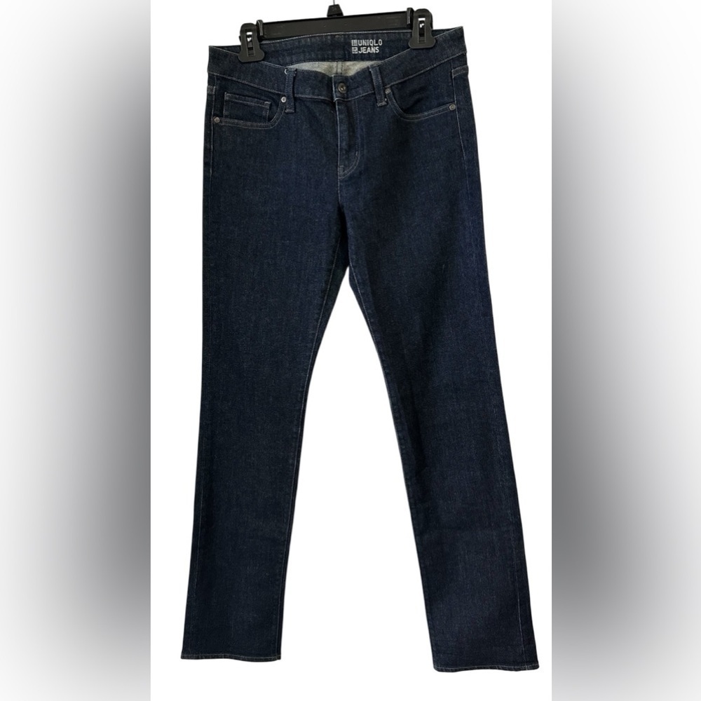 Men’s Uniqlo Black Slim Denim Jeans Sleek Style. NWOT.